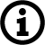 Ikon informationssymbol.