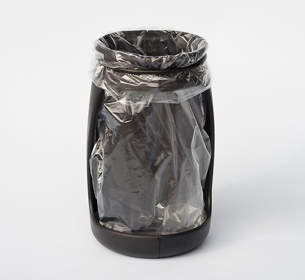 Svart minimizer för mjukplast.