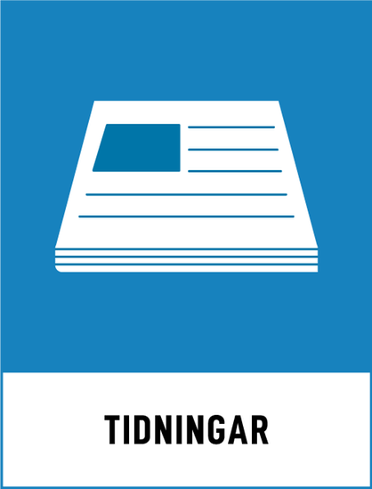 Piktogram tidningar.