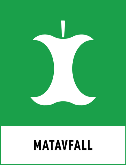Piktogram för matavfall.