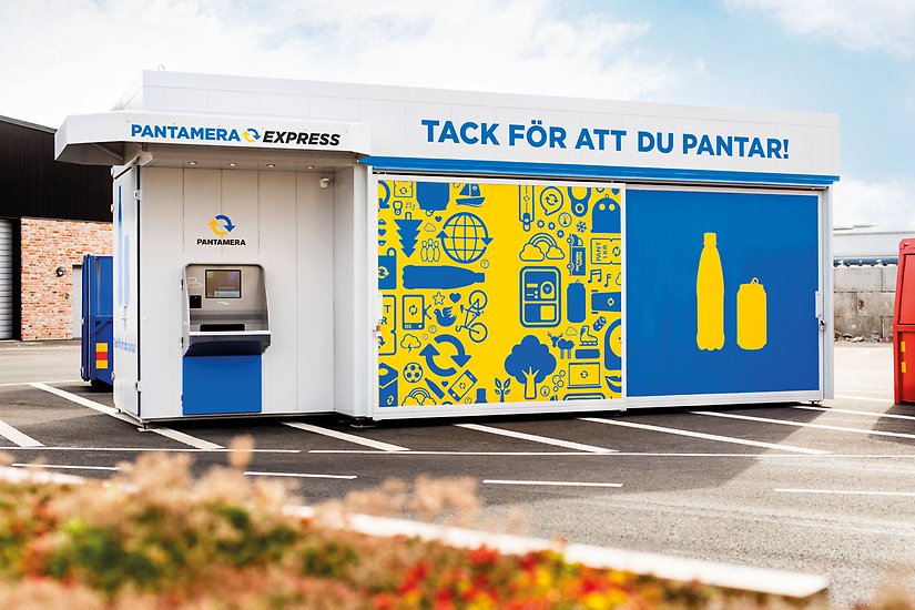 Storpantarautomaten Pantamera Express.